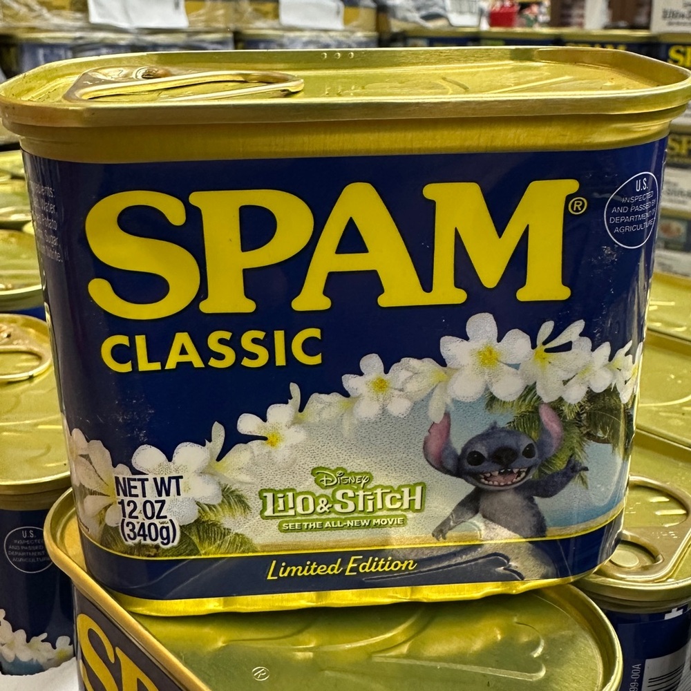 Lot of 1. Limited Edition Lilo & Stitch SPAM Classic